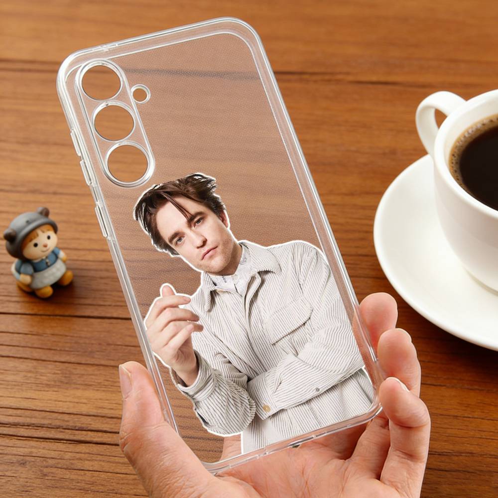 

Handsome Actor R-Robert P-Pattinson phone Case For Samsung S30,23,21,22,20, FE lite,S10,9,8,7 PIus Note20ultra Soft Transparent Samsung S25ULTRA