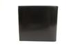 Authentic BVLGARI Black Leather Bifold Men Wallet Compact Wallet #a887  Refurbished
