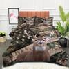 Wild Deer Comforter Sets For Kids Teens,American Flag Camo Bedding Sets Full Size Comforter Sets With 1 Comforter 2 Pillowcase