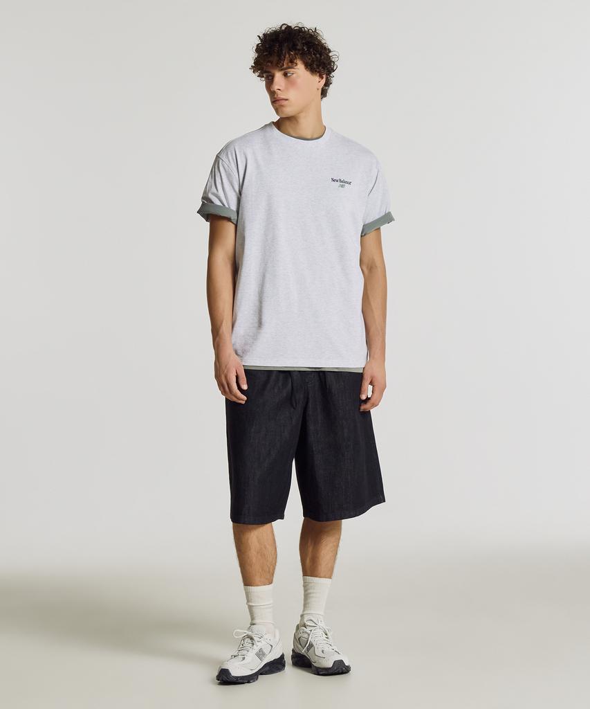 Nyuballanseu Nbneg21503 / Uni Nb Friends Short Sleeve T-Shirt (Ligth Gray)