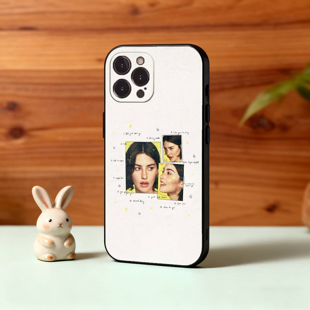 G-Gracie A-Abrams Singer Phone Case For iPhone17,16,15,14,13,12Plus,Pro Max,XS,5G Soft Silicone Black Cover