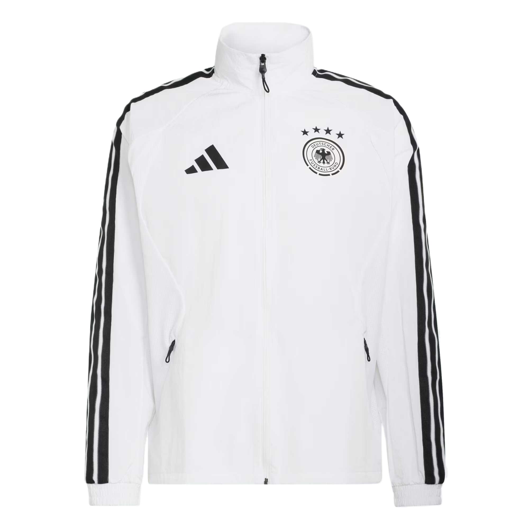 adidas Germany 2026 Anthem Jacket Asia Sizing White Men s JZ9339