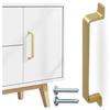 Handle railing for furniture kitchen drawers gold loft retro modern 128