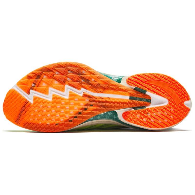 Anta Mach 4 Cushioning Abrasion Resistant Breathable Rebound Low Top Casual Running Shoes Men's Green Sneakers 112425583S-3