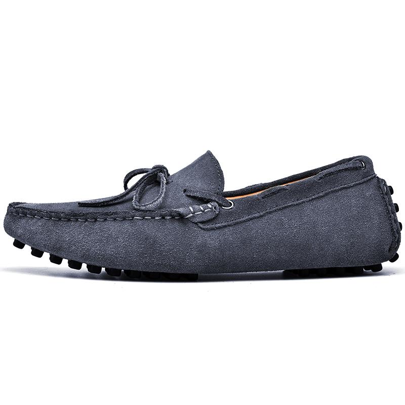 Men Shoes Genuine Leather Casual Summer Shoes Classic Mens Loafers Elegantes Slip On Flats Plus Size 49 Male Driving