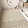 Simple Bathroom Floor Mat, Dust Removal And Wear-Resistant Silk Ring Floor Mat, Large Size, Full Floor, Shower Mat, Dirt-Resistant And Non-Slip