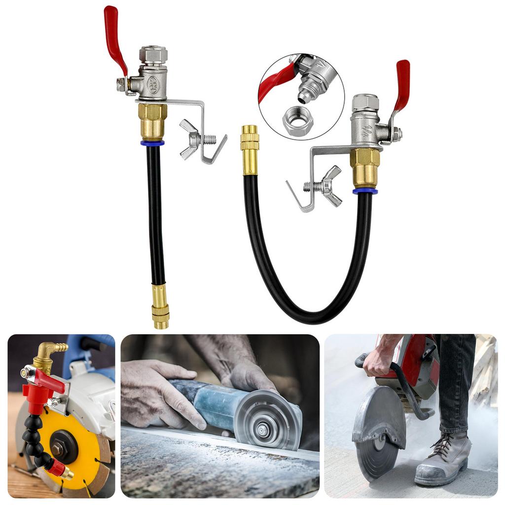Dust Reducing Stone Cutting Water Sprayer Kit Suitable for Angle Grinder Enhances Tool Efficiency with Easy Installation