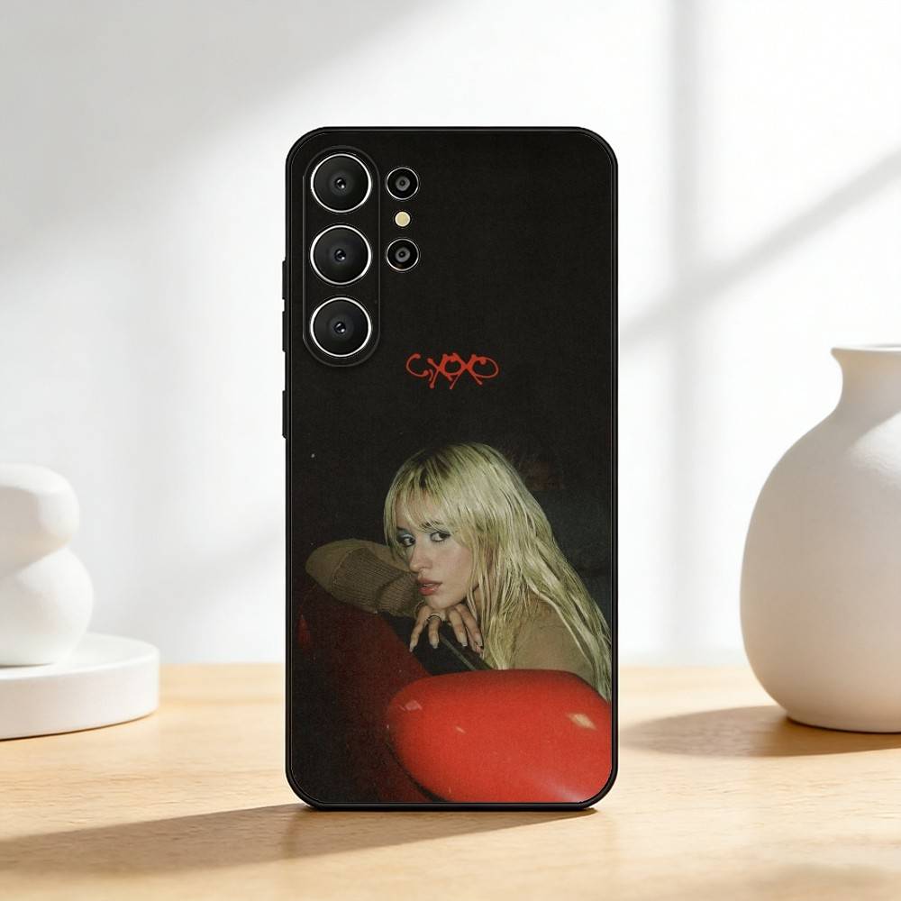 C-Camila C-Cabello CXOXO Phone Case For Samsung S26,S25,24,23,22,30,21,10,9,Ultra,Plus,Lite,FE Soft Black Case Samsung S21fe