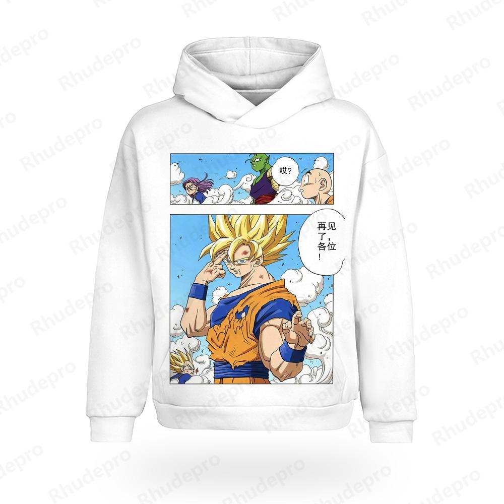 2025 Herbst Kinder Neu 3D Heiß Goku Vegeta Allover-Print Cosplay Kinder Street Hoodie Unisex Top Übergroß Langarm