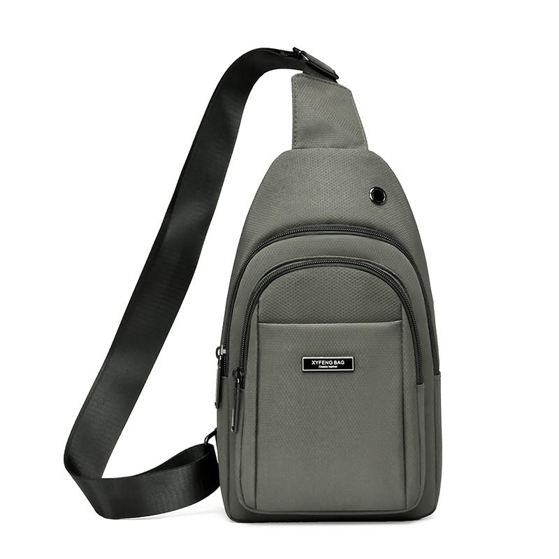 Men's Chest Bag Outdoor Shoulder Crossbody Bag Sports Mobile Phone Bag