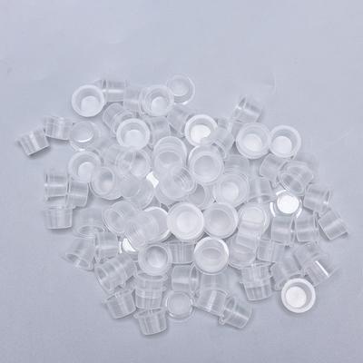 100Pc Plastic Disposable Microblading Tattoo Ink Cups Tattoo Accessory