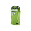 Nike X NBA Basketball Jerseys Men's Green Moderate Straight Fit 877213-316