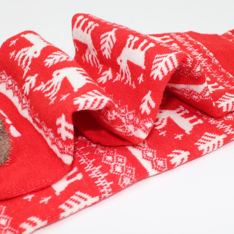 1/4 Pairs Women's Winter Christmas Socks Festive Cartoon Animal Socks Christmas Gifts for Girls Women