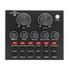 V8 Audio Sound Card USB Plug DJ Equipment Sound Cards Audio Mixer For Phone Computer PC Webcast Live External Karaoke Recording 1