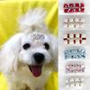 Maltese Rhinestone Puppy & Kitten Hair Clip - Universal Handmade Pet Accessory