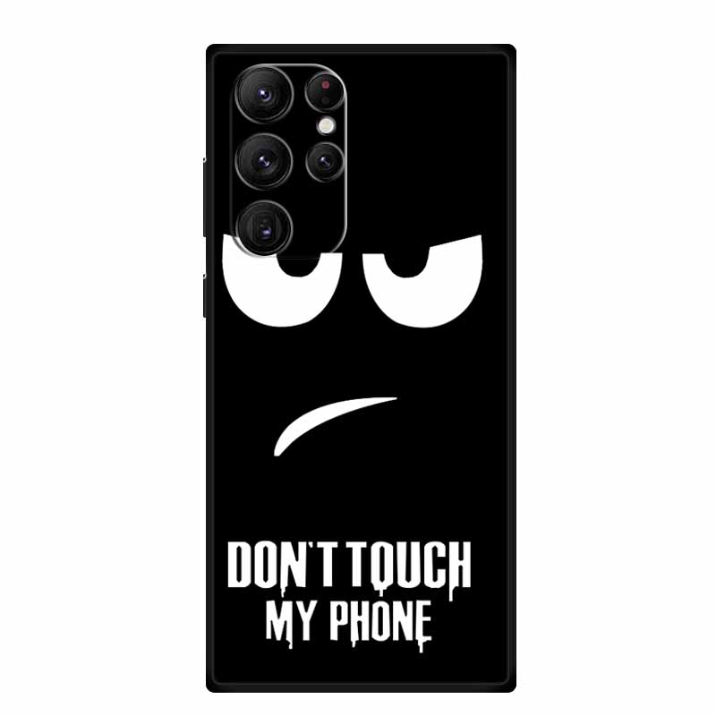 For Samsung S23 Ultra Phone Case Cover S23Ultra Black Silicone Soft Back Case For Samsung Galaxy S22 S23 Ultra Case S 23 Ultra