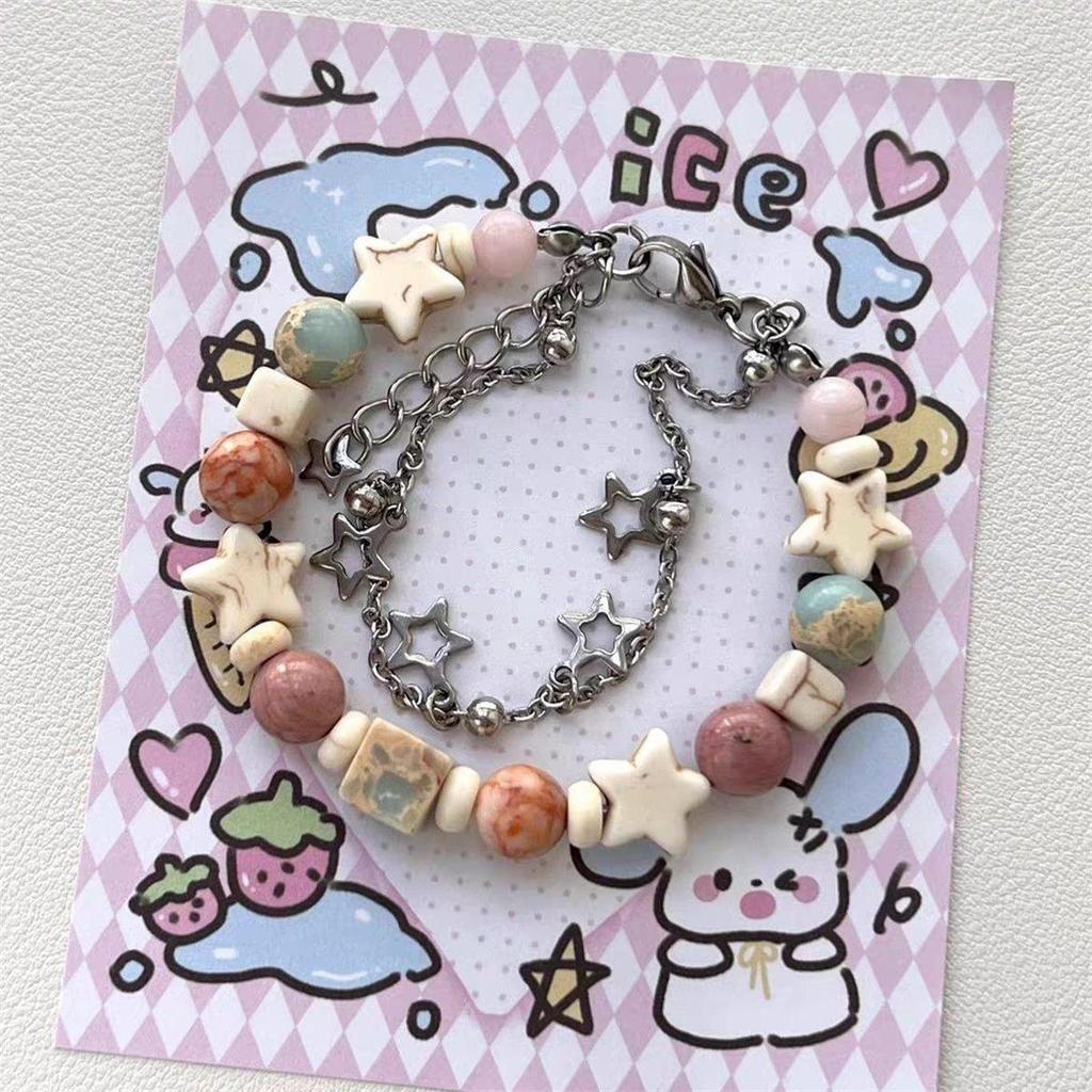 Trendy Cat Bracelet: Sweet & Cool Sandalwood Jewelry for Women