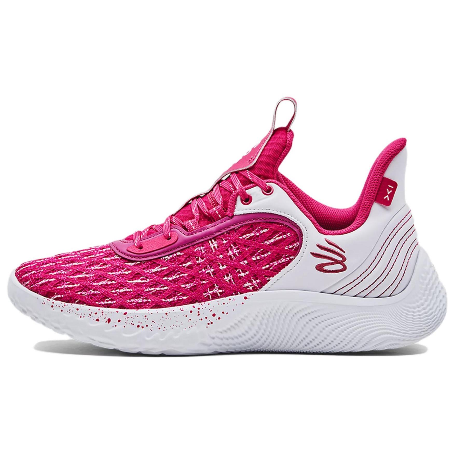 Under Armour Curry 9 Team White Tropic Pink Men s 3025631-600 EU 44
