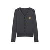 Teenie Weenie Bear Letter Knitted Cardigan