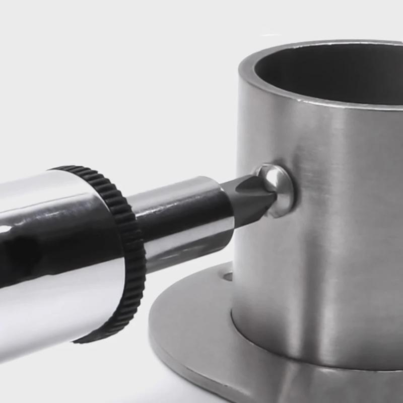 Stainless Steel Closet Rod Holder Flange Wall Mounted Pipe Bracket for 25mm Bar Heavy Duty Support for Cupboard Wardrobe Shelf