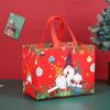 Large Reusable Christmas Gift Bag Non-Woven Holiday Treat Packaging for Party and New Year