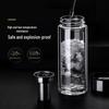 VANSANG Double-Wall Insulated Glass Tumbler