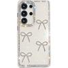 Suitable for Samsung GalaxyzA17 Flash Diamond IMD Bow Mobile Phone Case S25ULTRA A07 A55A56
