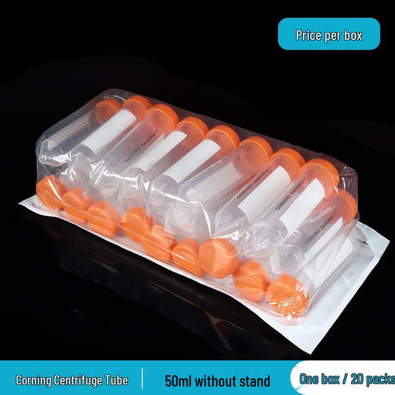 

Rongyu 50ml Sterile Centrifuge Tubes (20-Pack, No Rack)