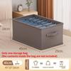 Clothes Storage Box With Divided Compartments For Wardrobe Organization And Home Use