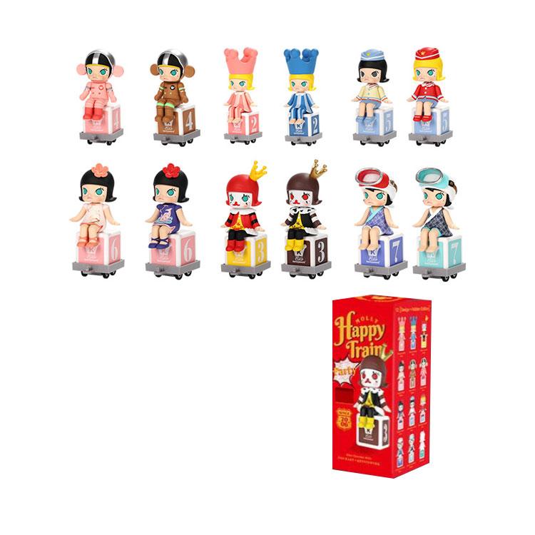 POP MART Molly Happy Train Big Party Collection Mystery Boxes, Single Mystery Box