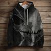 Women's Fashion Long Sleeve Pullover Halloween Print Hooded Pocket Sweatshirt