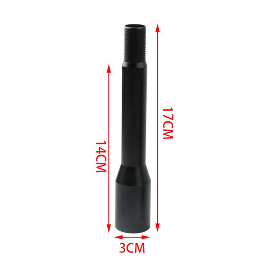 17cm Straight Shift Knob Extension For Manual Gear Shifter Lever Extended Black