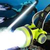 Magnetic Switch Diving Headlamp Portable Underwater Headlight Head Mounted Mining Lamp  Deep Sea