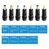 USB To DC5V Power Cord Includes 14 Adapter Plugs for Charging Devices Like Moon Lamp and LED Lights Power Cord