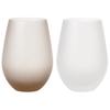 Toyo Sasaki Glass Frosty Pair Tumbler (Brown x White) G105-T331
