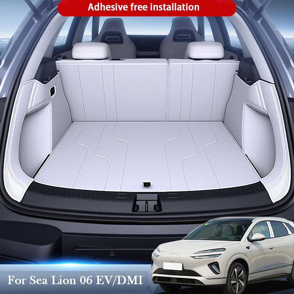 For BYD Sea Lion 06 EV/DMI Nappa Leather Trunk Mat Car Mounted Full Surround Foot Mat Trunk Mat Protective Equipment Accessories