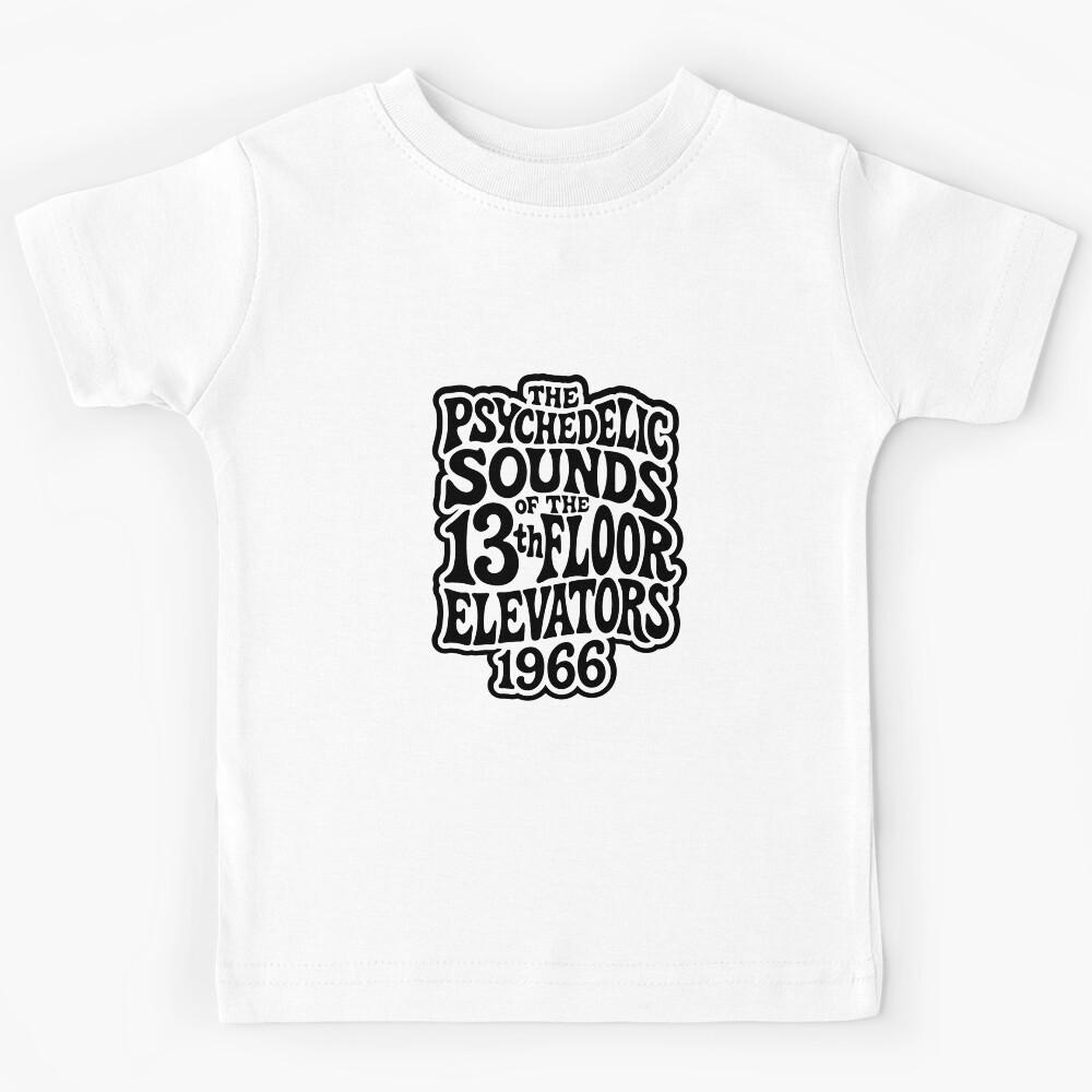Psychedelic 13th Floor Elevators Lettering Kids T-Shirt 100