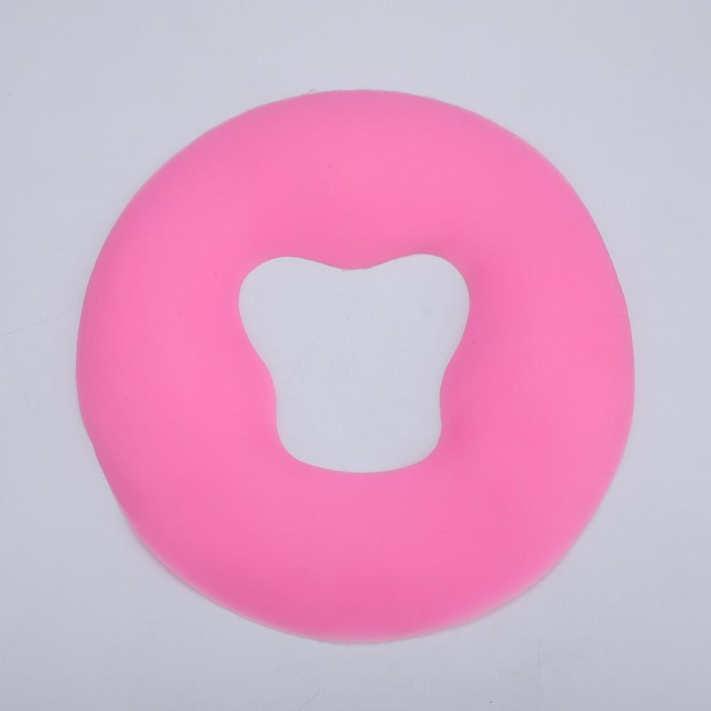Silicone Face Down Pillow - Round Massage Cushion for Salon
