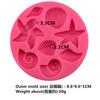 Ocean All Kinds of Shell Scallop DIY Silicone Sugar Turning Baking Tool Chocolate Mold Cake Mold