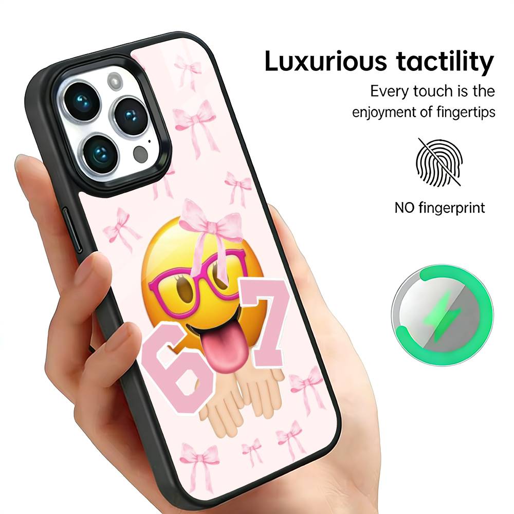 

Six-Seven-67 Phone Case For iPhone17,16,15,14,13,12,11 Plus,Pro Max For Magsafe Wireless Charging iPhone11PRO