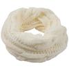 Cachecol Quente de Inverno Para Mulheres À Prova de Vento Elegante Cor Sólida Cachecóis Para Clima Frio Quente Malha Inverno Cachecóis de Laço Circular