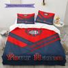 Name Custom San Lorenzo Pattern Bedding Set Quilt Cover Pillowcase Home Decor Gift (1 * duvet cover + 2 * pillowcase, without core)