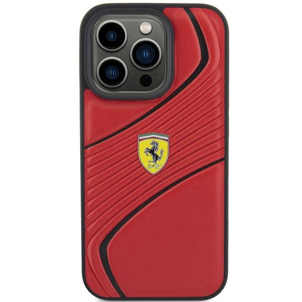 Ferrari FEHCP15LPTWR iPhone 15 Pro 6.1" red hardcase Twist Metal Logo