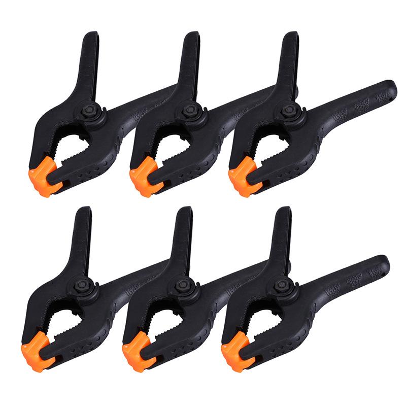 10 Pack PVC Spring Clamps Heavy Duty Grip Clips for Woodworking Photography Crafts Backdrop Stands & Home Improvement 2 Inches