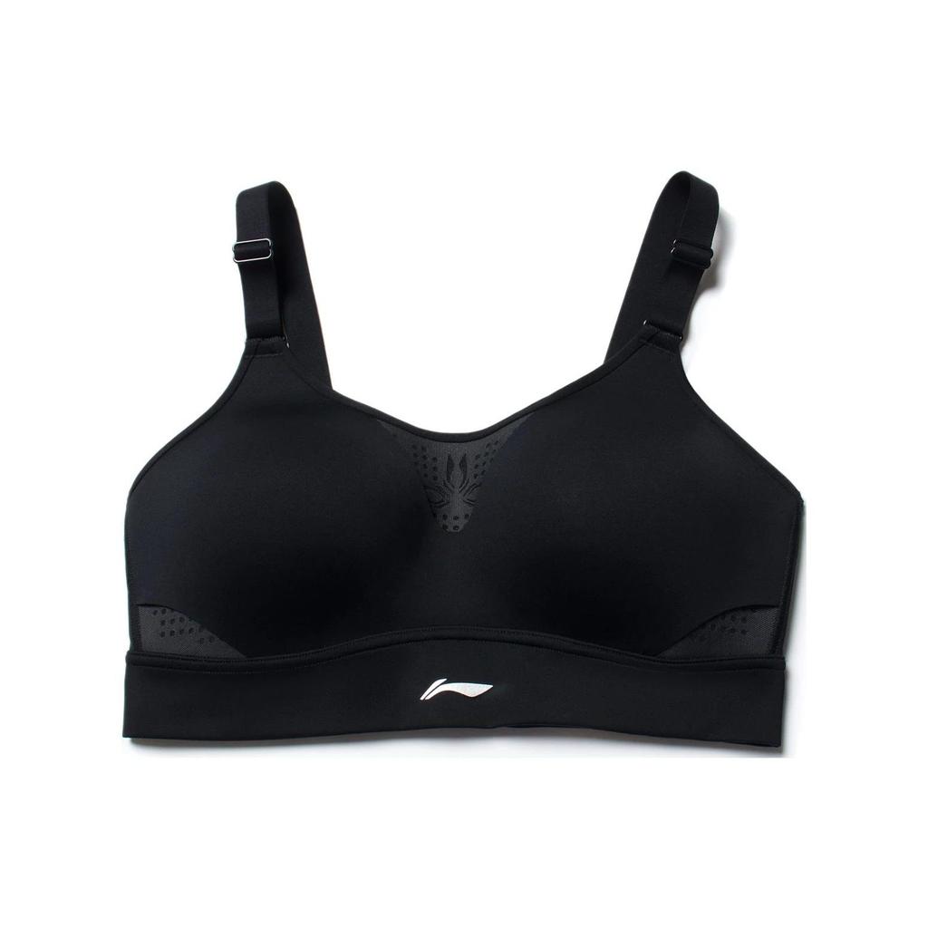 Li Ning SS22 Logo Print Sports Underwear Women Underwear Black AUBS092-1