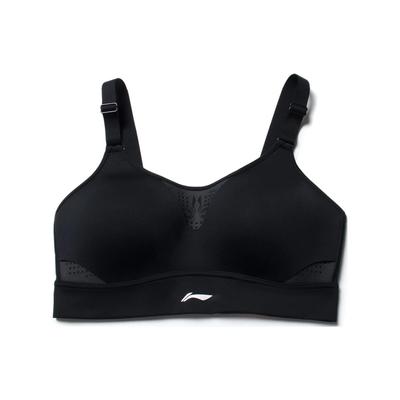 Li Ning SS22 Logo Print Sportunterwäsche Damen Unterwäsche Schwarz AUBS092-1