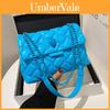 Trendy Quilted White Pu Handbag Stylish Shoulder Bag For Women Versatile Fashionable Use