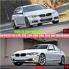 For BMW F30 F31 M Sport 2012-2019 Front Bumper Lip Splitter Canards Spoiler 1Pair Car Fog Lamp Eyebrow Frame Cover Grille