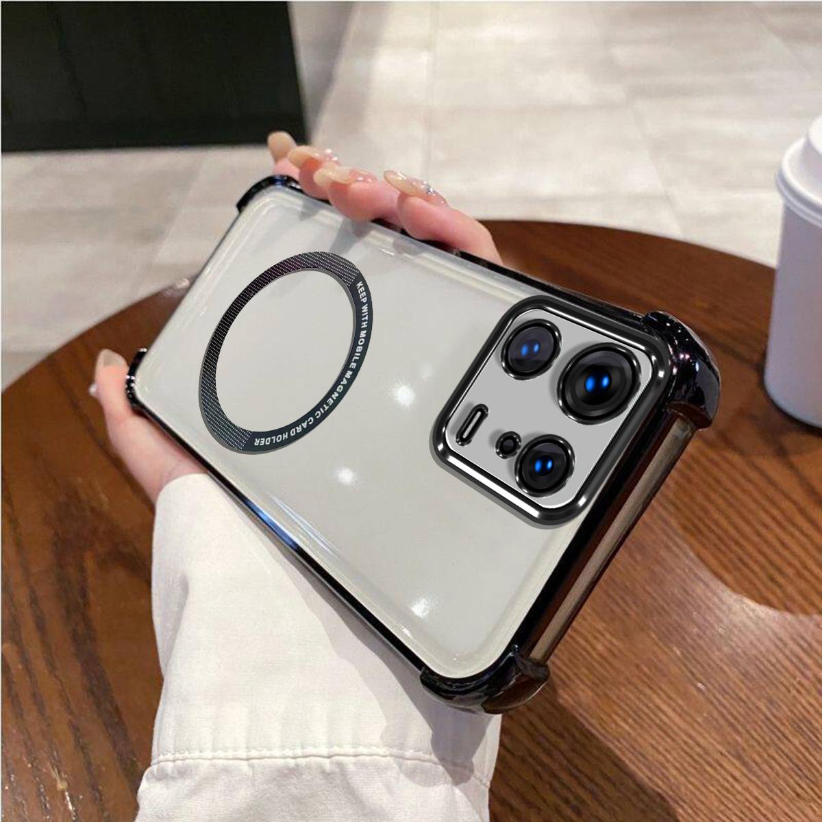 Case for Xiaomi 13 Pro,13 Clear Magnetic Casing Electroplated Lens Frame Phone Cover Xiaomi 13 Pro