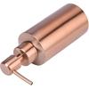 Soap Dispenser - 250ml Stainless Steel Kitchen Bathroom Countertop Hand Pump Soap Dispenser Lotion Bottle (Rose Gold)